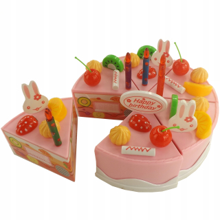 Krájacia narodeninová torta MalPlay 104186 75 ks.